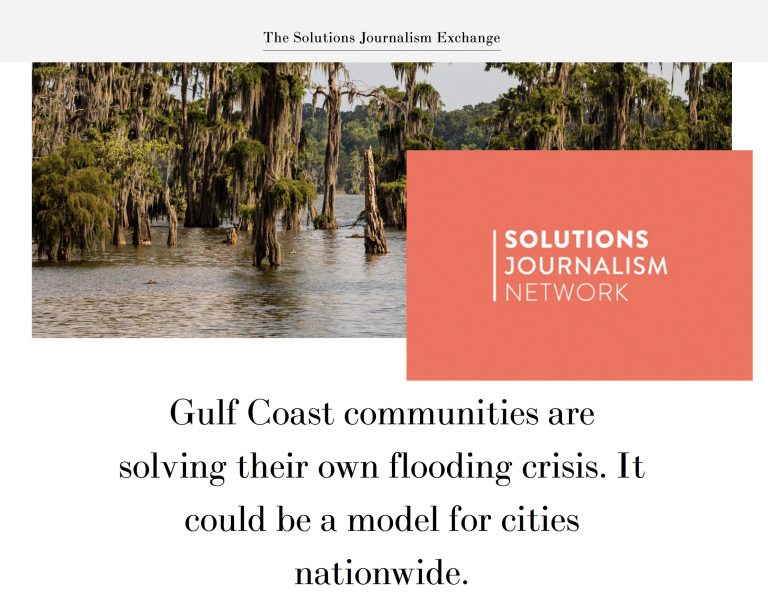 Gulf Coast communities are solving their own flooding crisis. It could be a model for cities nationwide.