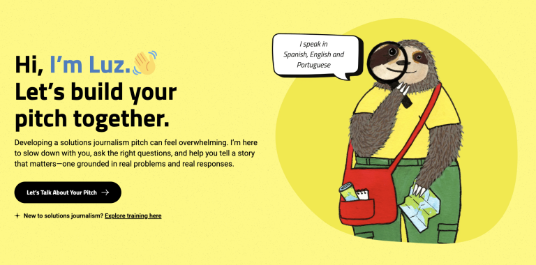Introducing Luz, a trilingual solutions journalism chatbot