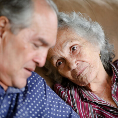 Su mirada es de amor puro, aunque no siempre logre identificar a Gustavo como su hjo. Gloria Calderón Bejarano / El Colectivo 506