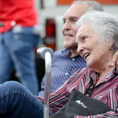 Alegre disfrutando de los desfiles del 15 de setiembre. Gloria Calderón Bejarano / El Colectivo 506